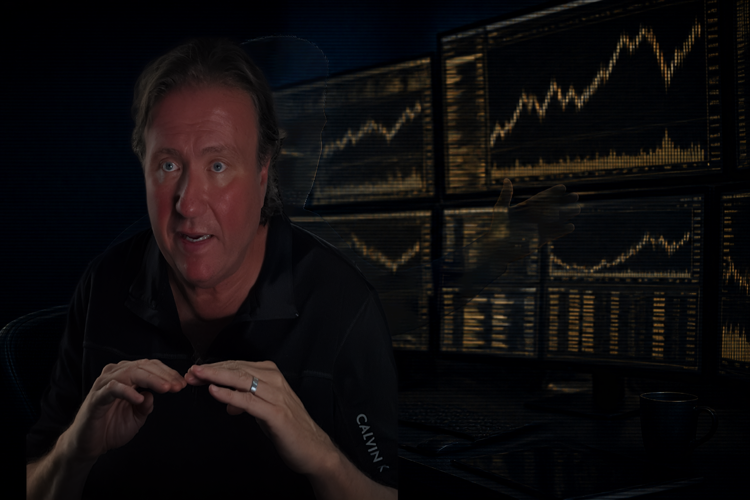 Adrian, the operator running the live War Room trading desk during market hours